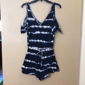 Cute V neck romper